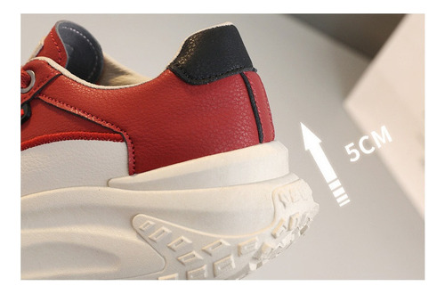 Zapatillas Mujer Transpirable Suela Gruesa Casual Moda