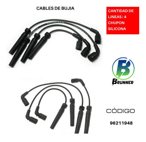 Cables De Bujias Chevrolet Aveo 1.6 2005-2013