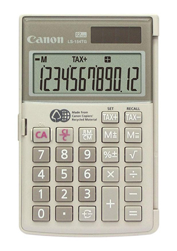 Canon Ls-154tg Calculadora De Mano - Hecha De Los Materiales