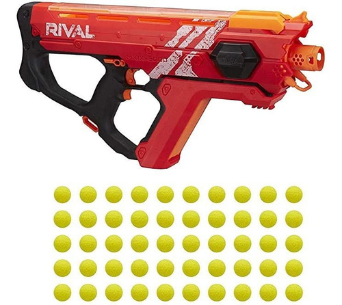 Nerf Perses Mxix- Rival - Blaster Motorizado (rojo) - Siste.