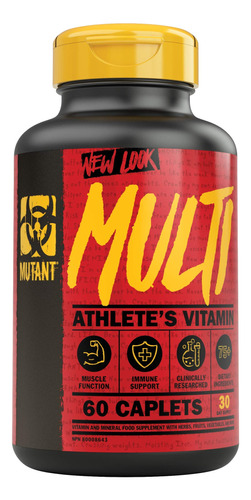 Mutant Multi  premium Multivitamin Para Los Hombres Con Fit