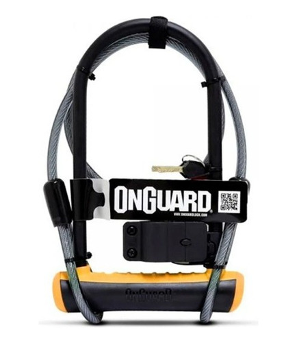 Candado Onguard U-lock + Cable | Naranjo