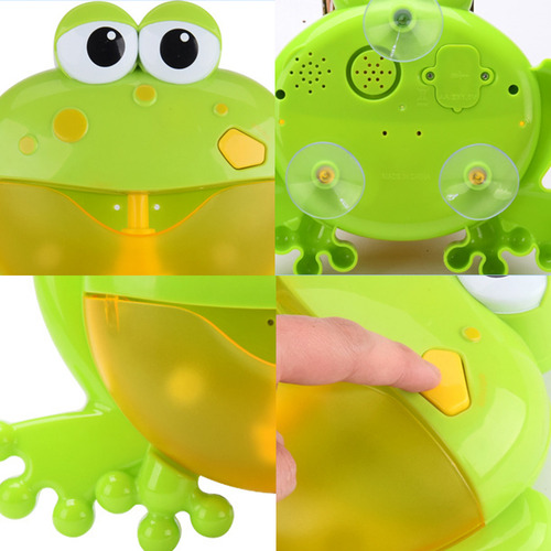 Máquina Automática Frog Bubble Maker Para Baño Para Bebés Y
