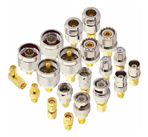 Kit Conector Fpv Coaxial Rf Sma Tipo Adaptador Uhf Bnc