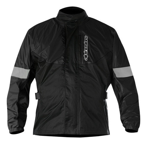 Campera Moto Lluvia Impermeable Hirrucane Negra Alpinestars