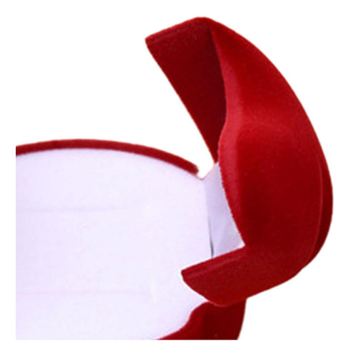 Caja De Anillos De Boda Con Corazón, Estuche De Joyería