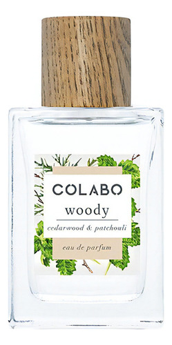 Perfume Colabo Woody Cedarwood E Patchouli Eau De Parfum Unissex - 100ml