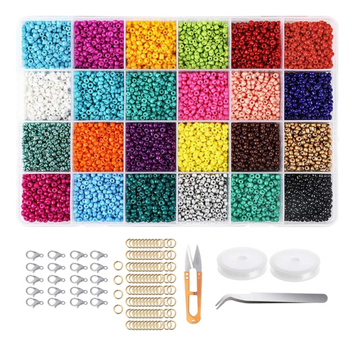 De Cuentas De Semillas De 10000 Piezas 3 Mm 24 Colores-2