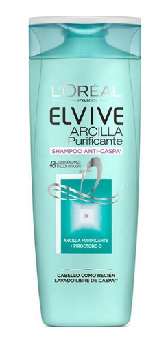 Elvive - Shampoo - Arcilla Anticaspa - 400 Ml