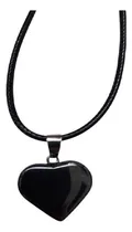 Comprar Collar Corazon De Hematite Natural Piedra Amuleto Protector