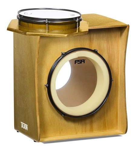 Tajon Flip Taj36 Fsa Bumbo Caixa Cajon Bateria Cor Natural