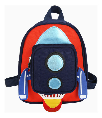 Mochila Paseo Infantil De Cohete Para Niños