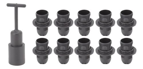 . Funda Abs Base, 10 Piezas, Soporte E14