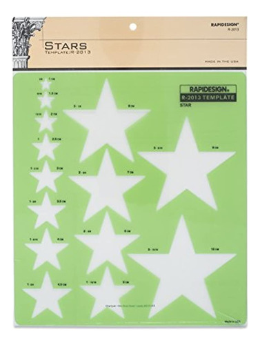 Plantilla De Estrellas Rapidesign, 1 Cada Una (r2013)