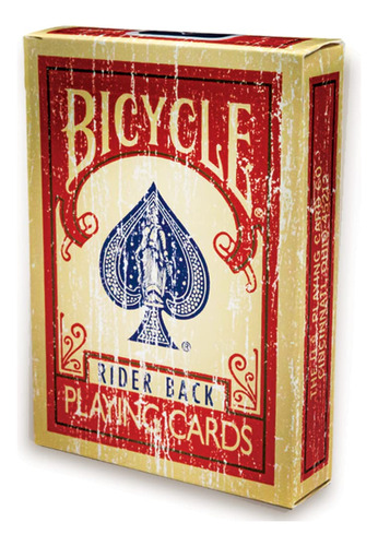 Magic Makers Cubierta De Bicicleta Roja Faded Rider Back - .