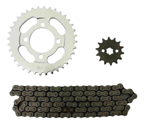 Kit Sprocket (engrane Y Cadena) Italika At125 Alta Calidad