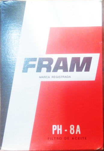 Filtro De Aceite Para Vehiculos Motor Ph8a, Marca Fran