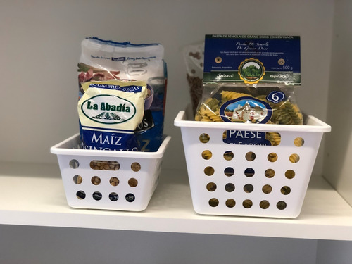 Imagen 9 de 10 de Set X 3 Canastos Organizadores Caja Acanalada Plástica Coza