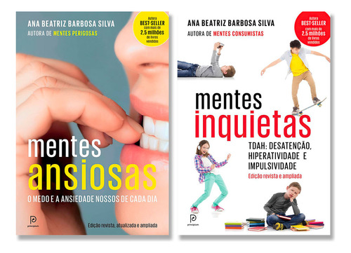Mentes Ansiosas | Mentes Inquietas: Rowley, De Dra. Ana Beatriz Barbosa Silva. 1, Vol. 1. Editorial Principium, Tapa Mole, Edición 1 En Português, 2017