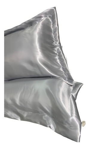 A 2 Fronhas Cetim De Seda Antifrizz C/ 4 Abas 50x70