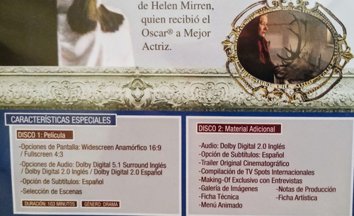 La Reina:helen Mirren Y El Maquinista:christian Bale 2 Dvd's (Usado)