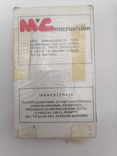 Metamorfosis Factor Alien Pelicula Formato Beta 1990 Bootleg (Usado)
