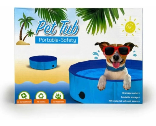 Piscina Para Perros Mascotas Tamaño 100x30cm