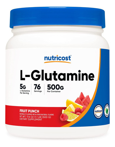 Suplemento L-glutamina En Polvo 17.6 Oz - g a $320