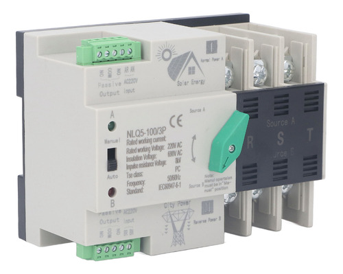 Transferencia De Energía Dual Ac220v Automática De 3 Penique