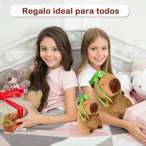 23cm Juguete Peluche Capibara Con Llavero Peluche Capibara