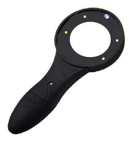 Imagen 1 de 3 de Lupa Linterna Luz Led Blanca Luz Uv Detector De Billetes