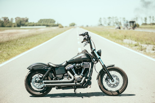 Harley Davidson Dyna Street Bob Black Denim 2017