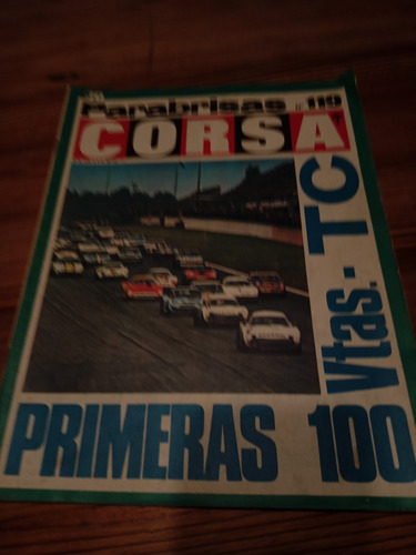 Revista Parabrisas Corsa 119 (1968) 1° 100 Vueltas T. Carret