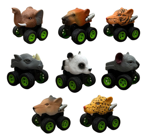Vehículos De Juguete Carros Animal 8 Autos Varios Modelos