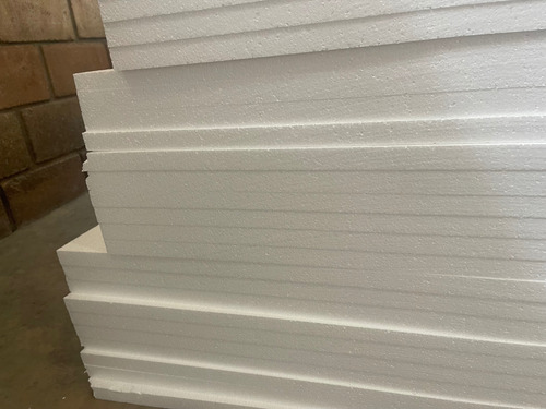 Poliestireno Blanco 1.22m X 61cm X 2cm Incluye 7 Piezas