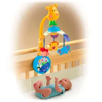 Comprar Móvil 2en1 Jirafa Musical Fisher Price Para Cunas Y Coches