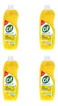 Comprar Pack X4 Detergente Desengrasante Cif Bioactive Limón 500 Ml