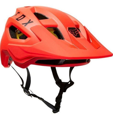 Casco Bicicleta Speedframe Mips Naranjo Fox