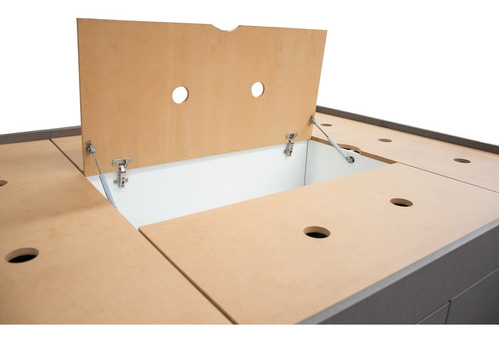 Imagen 3 de 4 de Sommier King O Queen Size Con Cajones Y Baúl - Jmi