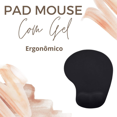 Mousepad Com Almofada De Descanso De Punho Com Gel