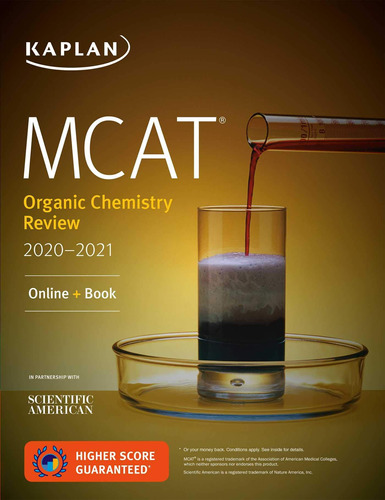 Libro: Mcat Organic Chemistry Review 2020-2021: Online + Boo