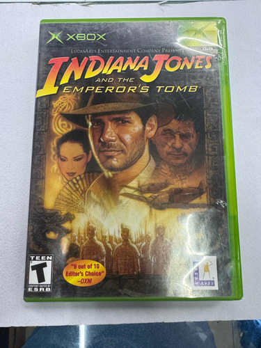 Indiana Jones And The Emperors Tomb Xbox Clásico Original