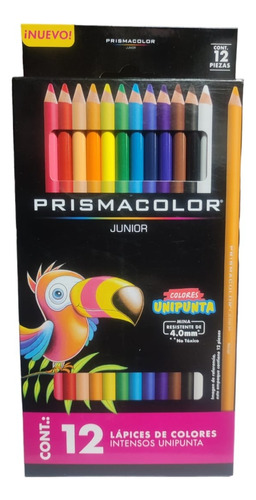 Caja De Creyones De Madera Prismacolor De 12 Colores Origina