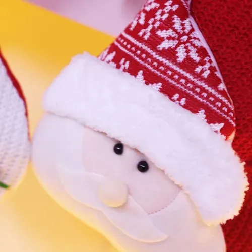 2pcs Christmas Dimensional Stocking Bolsa Regalo Para Niños