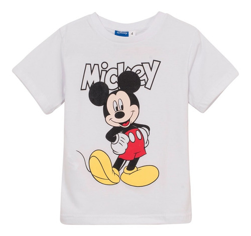 Remera Niños Manga Corta Disney Mickey Mouse Mundo Manias