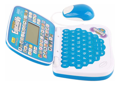 Computadora Portátil Bilingüe Para Niños Azul