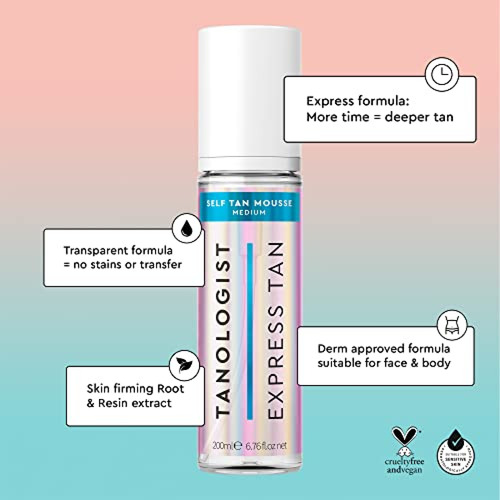 Autobronceantes Tanologist Express Self Tan Mousse, Light -