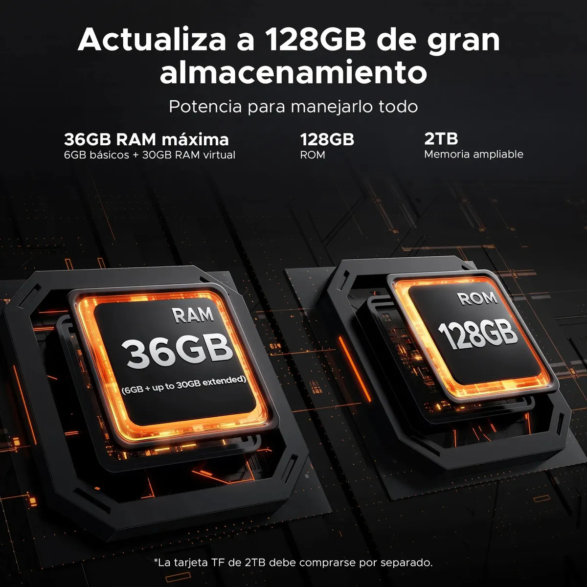 Doogee Fire 5 Ultra Celulares Android 16 Teléfono Resistente 6.6pulgada 13000mah 36gb Ram+128gb Rom Luces De Camping/48mp/nfc/doble Sim