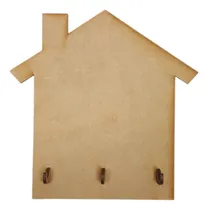 Comprar Porta Llaves Con Forma De Casita Para 3 Llaves 20x20cm