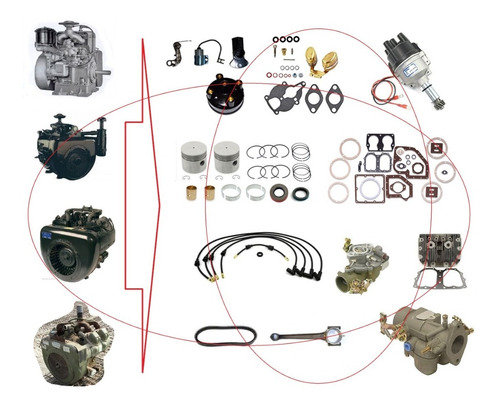 Anillos Para Piston Motor Industriales Wisconsin Tengo + Par